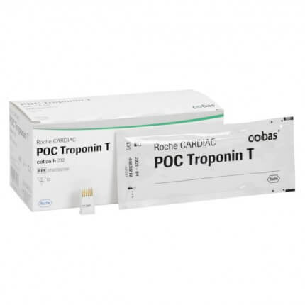 CARDIAC POC Troponin T test strips for cobas h 232