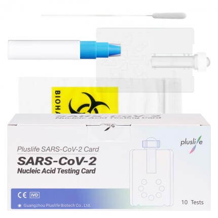 Minidok SARS-CoV-2 Nucleïnezuurtestkaart