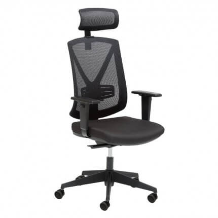 myWIZARD swivel chair with headrest