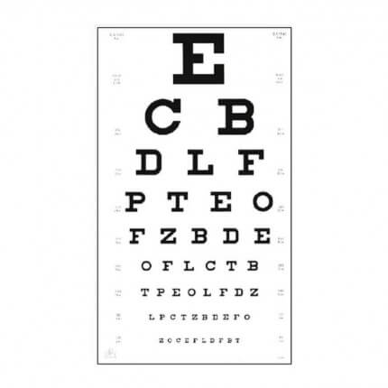 Eye chart