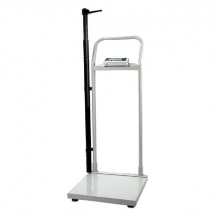 Personal scale with support railing 6831