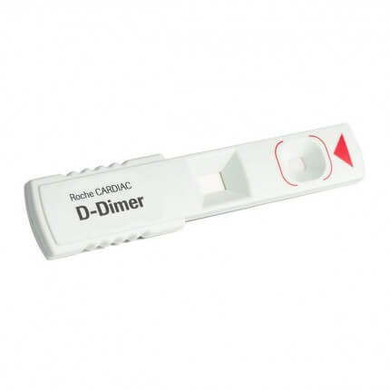 Roche CARDIAC D-dimer test strips for cobas h 232 | DocCheck Shop