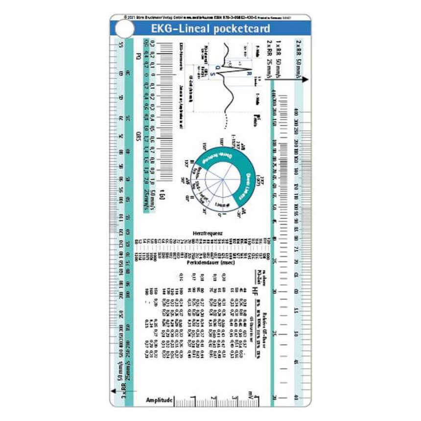 Börm Bruckmeier EKG-Lineal Pocketcard Kaufen | DocCheck Shop