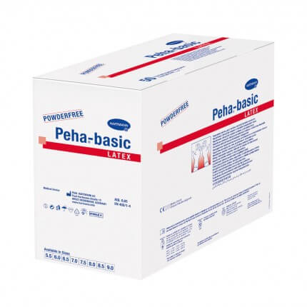 Peha-basic latex surgical gloves