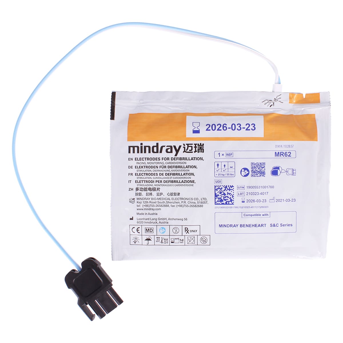 Mindray Elektrodenset für Mindray Defibrillator C-Serie kaufen ...